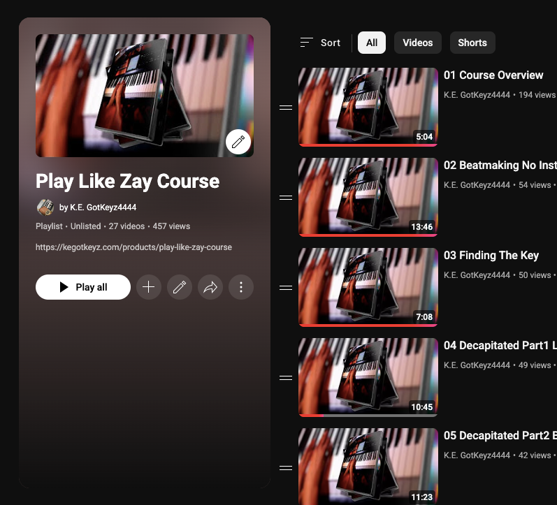 Play Like Zay Course